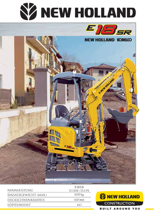 Mini bageri New Holland E18SR