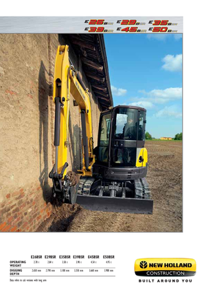 Mini bageri New Holland E50B SR