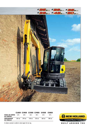 Mini bageri New Holland E50B SR