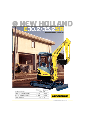Mini bageri New Holland E30.2SR