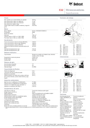 Mini bageri Bobcat E32