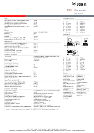 Mini bageri Bobcat E35