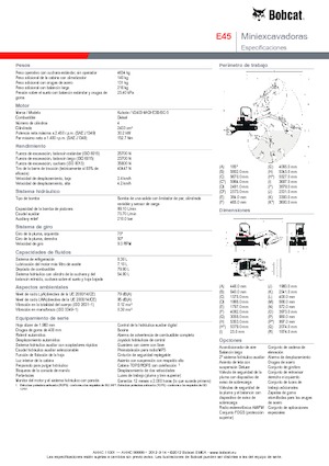 Mini bageri Bobcat E45