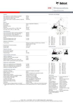 Mini bageri Bobcat E50z