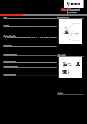 Mini bageri Bobcat E17z