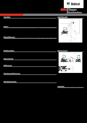 Mini bageri Bobcat E50z