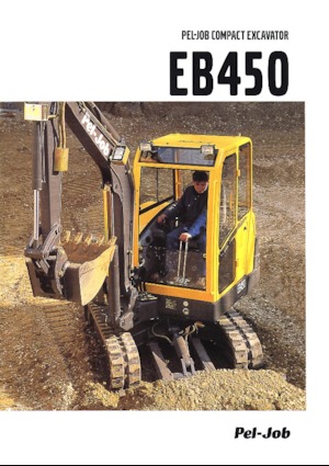 Mini bageri Pel-Job EB 450 XT