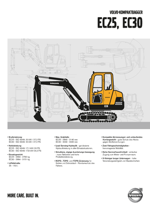 Mini bageri Volvo EC30