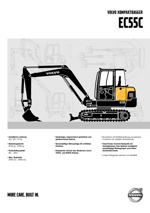 Mini bageri Volvo EC55C