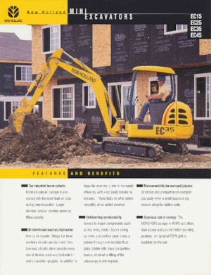 Mini bageri New Holland EC45