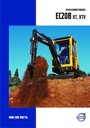 Mini bageri Volvo EC20B XT