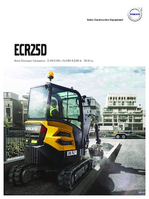 Mini bageri Volvo ECR25D