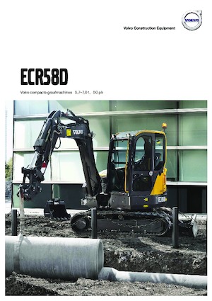 Mini bageri Volvo ECR58D