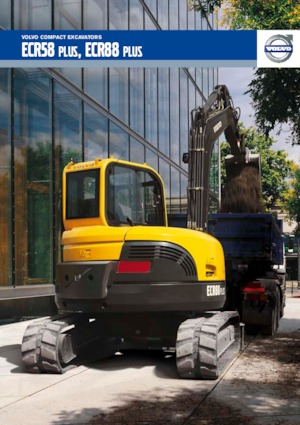 Bageri gusjeničari Volvo ECR88 Plus