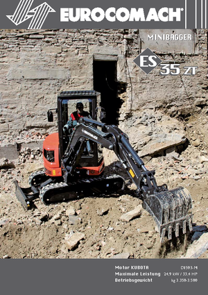 Mini bageri Eurocomach ES 35 ZT