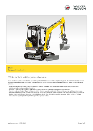 Mini bageri Wacker Neuson ET24