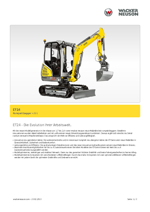 Mini bageri Wacker Neuson ET24