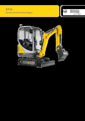 Mini bageri Wacker Neuson ET16