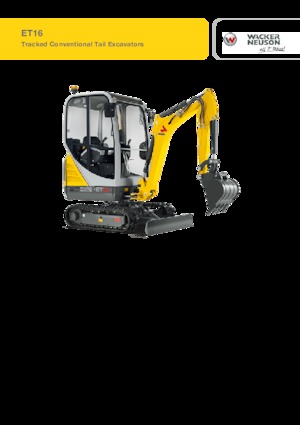 Mini bageri Wacker Neuson ET16