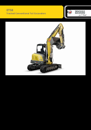 Mini bageri Wacker Neuson ET58