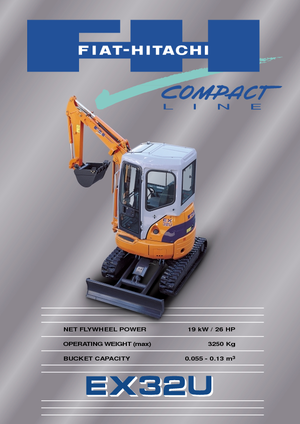 Mini bageri Fiat-Hitachi EX 32 U