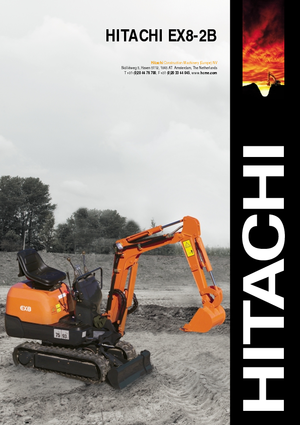 Mini bageri Hitachi EX 8-2 B