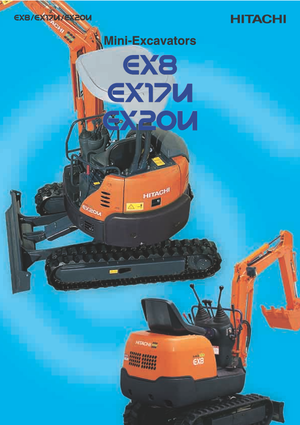 Mini bageri Hitachi EX 8