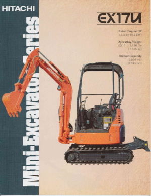 Mini bageri Hitachi EX17U