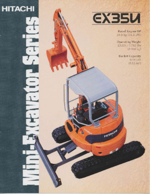 Mini bageri Hitachi EX35U