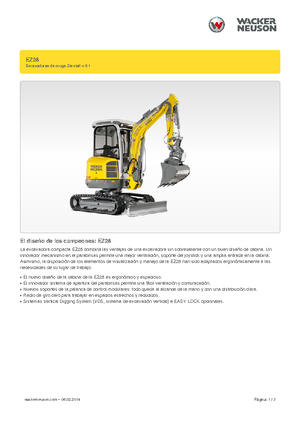 Mini bageri Wacker Neuson EZ28