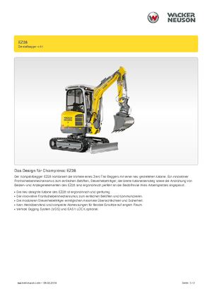 Mini bageri Wacker Neuson EZ28