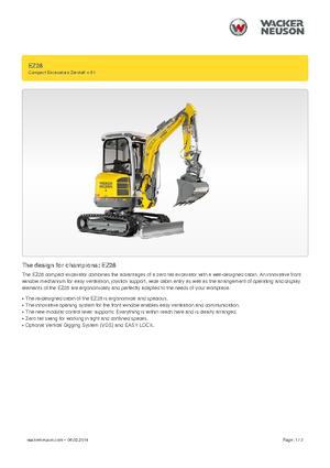 Mini bageri Wacker Neuson EZ28
