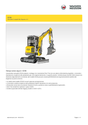 Mini bageri Wacker Neuson EZ28