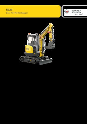 Mini bageri Wacker Neuson EZ26
