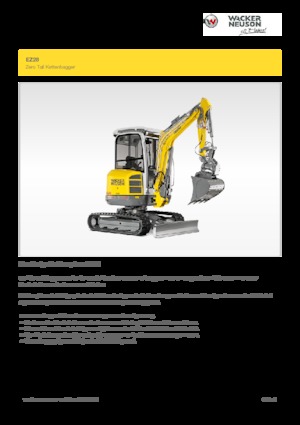 Mini bageri Wacker Neuson EZ28