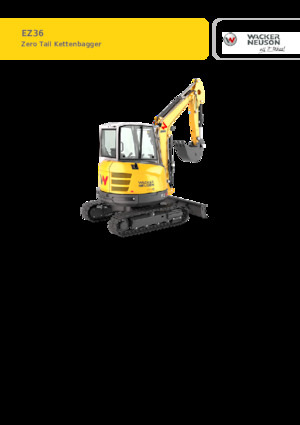 Mini bageri Wacker Neuson EZ36