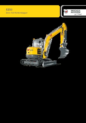 Mini bageri Wacker Neuson EZ53