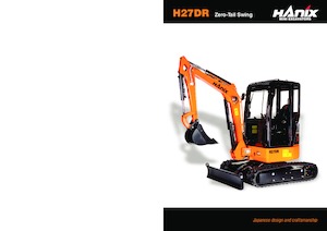 Mini bageri Hanix H27DR