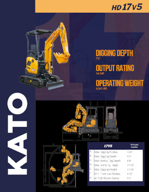 Mini bageri Kato HD17V5