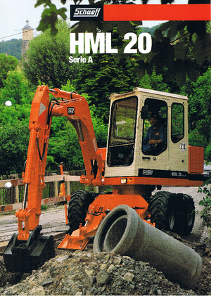 Bageri na kotačima Terex-Schaeff HML 20