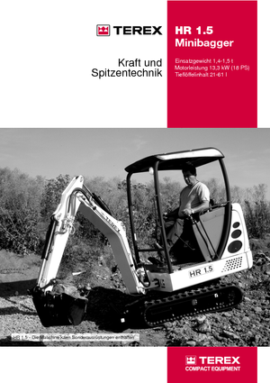 Mini bageri Terex-Schaeff HR 1.5