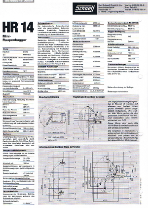 Mini bageri Terex-Schaeff HR 14