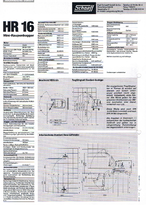 Mini bageri Terex-Schaeff HR 16