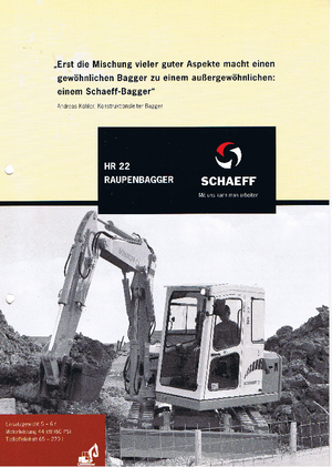 Mini bageri Terex-Schaeff HR 22
