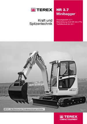 Mini bageri Terex-Schaeff HR 3.7