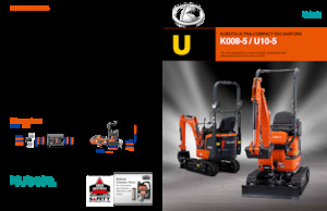 Mini bageri Kubota K008-5