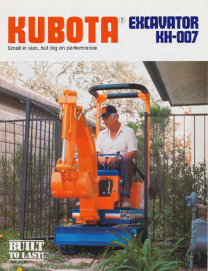 Mini bageri Kubota KH007