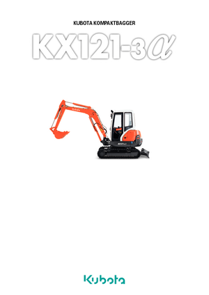 Mini bageri Kubota KX121-3α GL