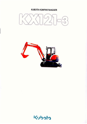 Mini bageri Kubota KX121-3 GL