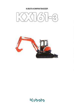 Mini bageri Kubota KX161-3α GL